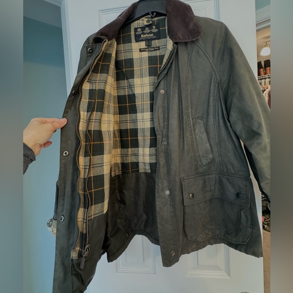 Barbour Beadnellel Waxed Jacket Sz 14 - Picture 3 of 4